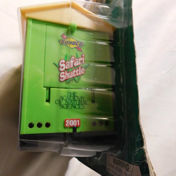 Vintage Sunoco Safari Shuttle Trailer with Lion and Tiger Figures - Picture 3 of 7